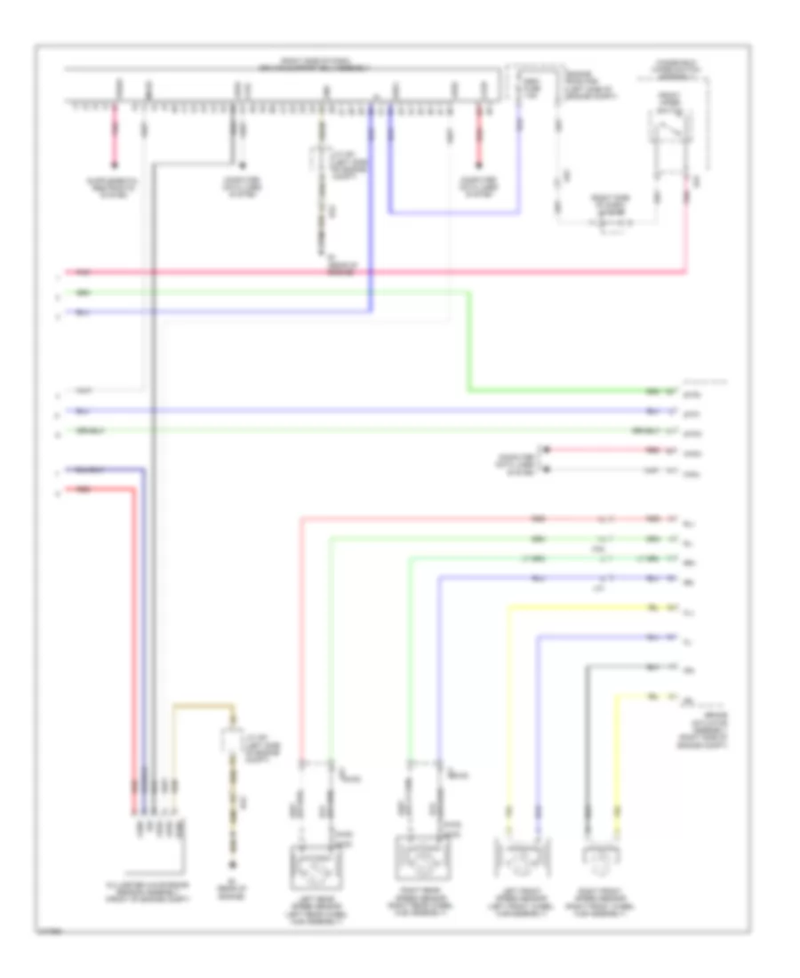 Dynamic Laser Cruise Control Wiring Diagram (3 of 3) for Toyota Sienna Limited 2011
