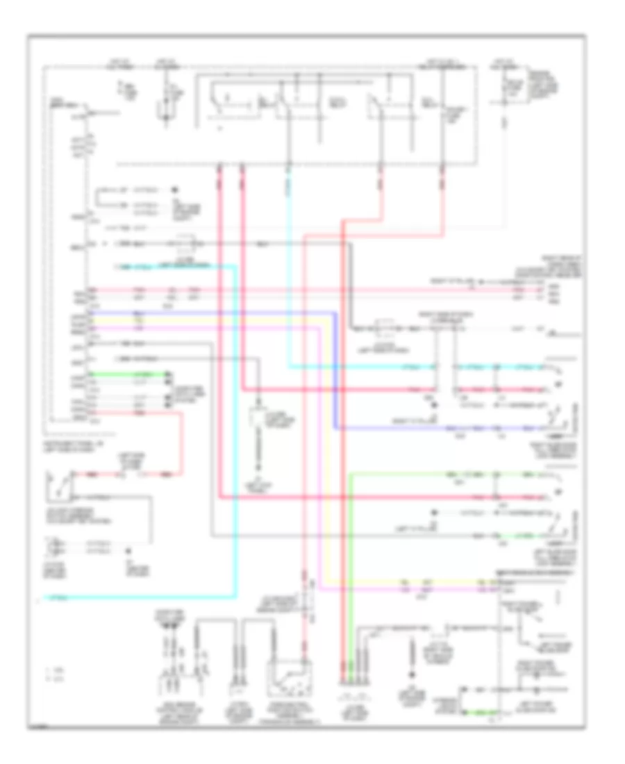 Power Sliding Door Wiring Diagram (3 of 3) for Toyota Sienna Limited 2011