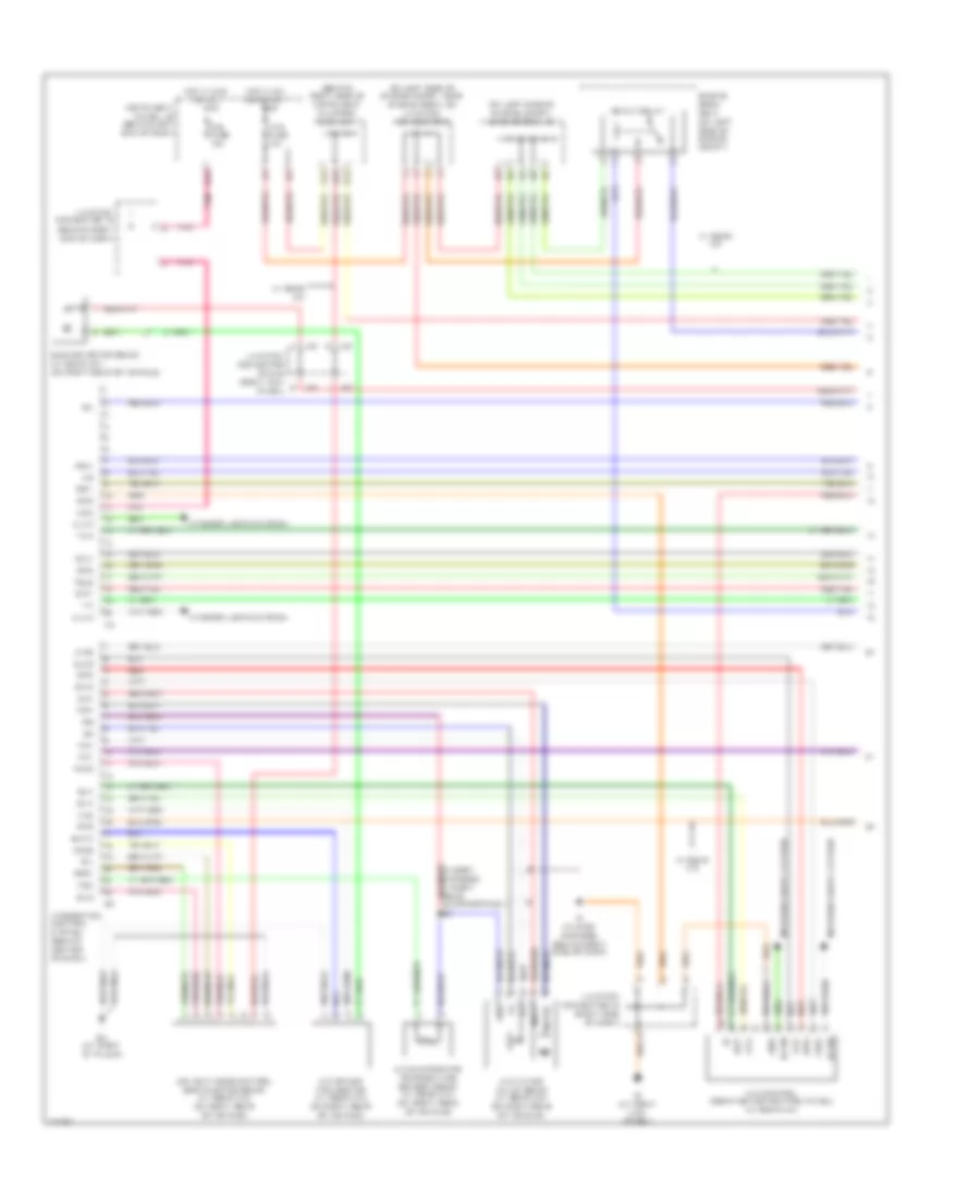 Automatic AC Wiring Diagram (1 of 3) for Toyota Sequoia Limited 2004