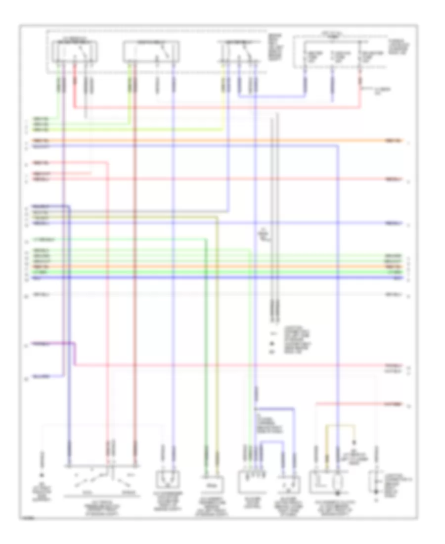 Automatic A C Wiring Diagram 2 of 3 for Toyota Sequoia Limited 2004