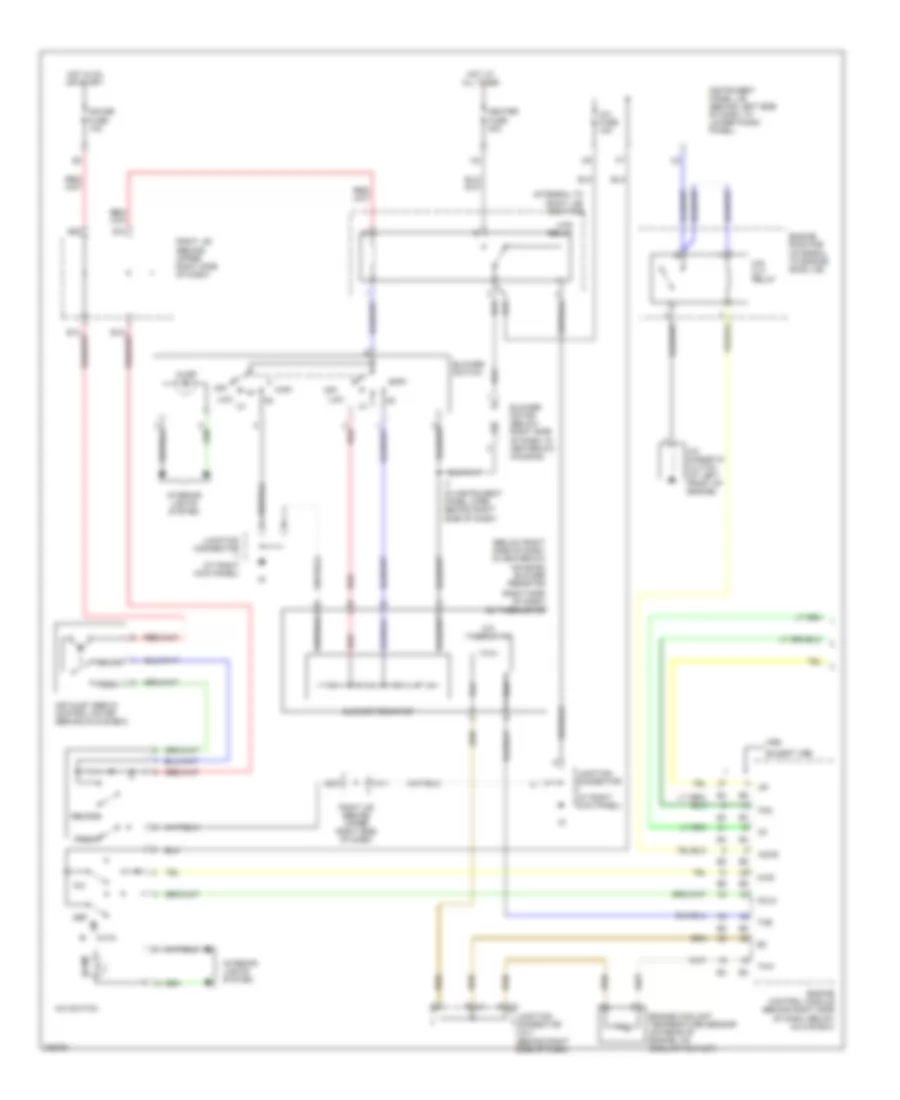 Manual AC Wiring Diagram (1 of 2) for Toyota Corolla S 2006