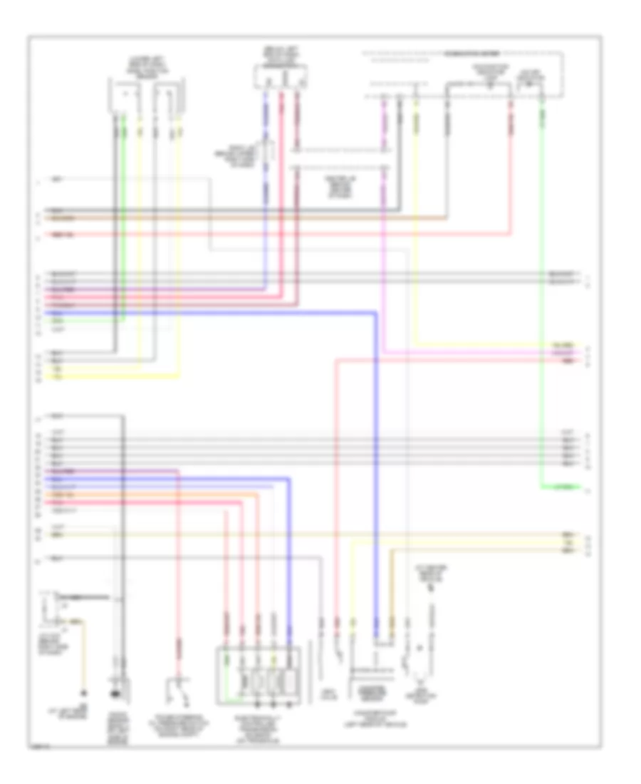 1.8L, Engine Performance Wiring Diagram, Except XRS (2 of 4) for Toyota Corolla S 2006
