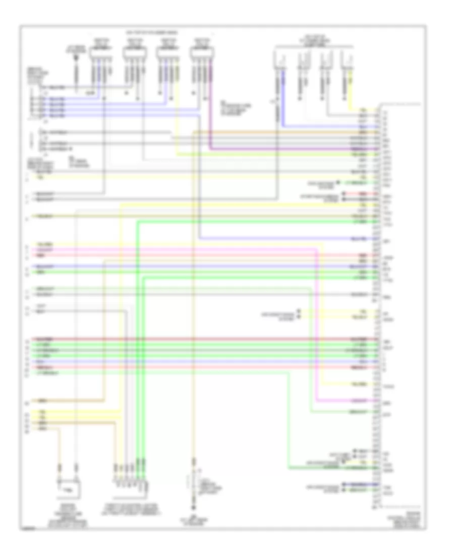 1.8L, Engine Performance Wiring Diagram, Except XRS (4 of 4) for Toyota Corolla S 2006