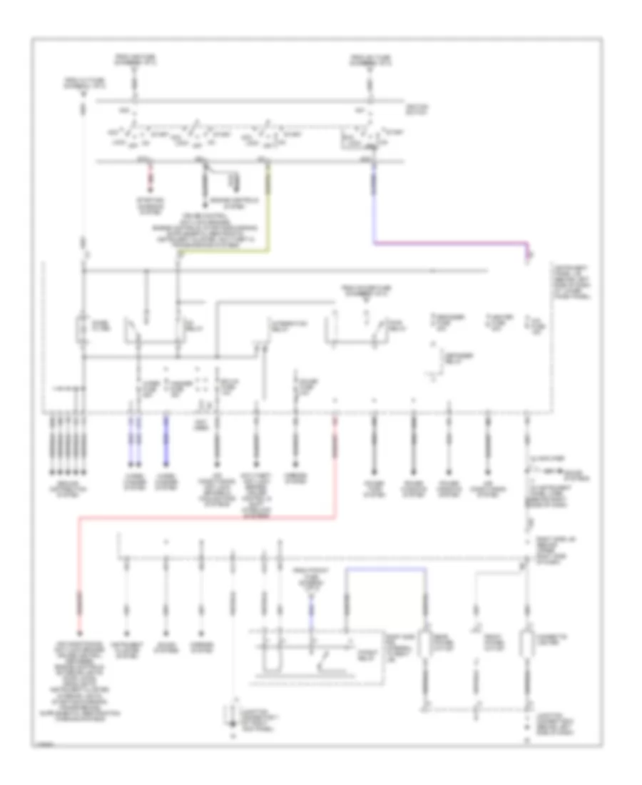 Power Distribution Wiring Diagram (2 of 2) for Toyota Corolla S 2006