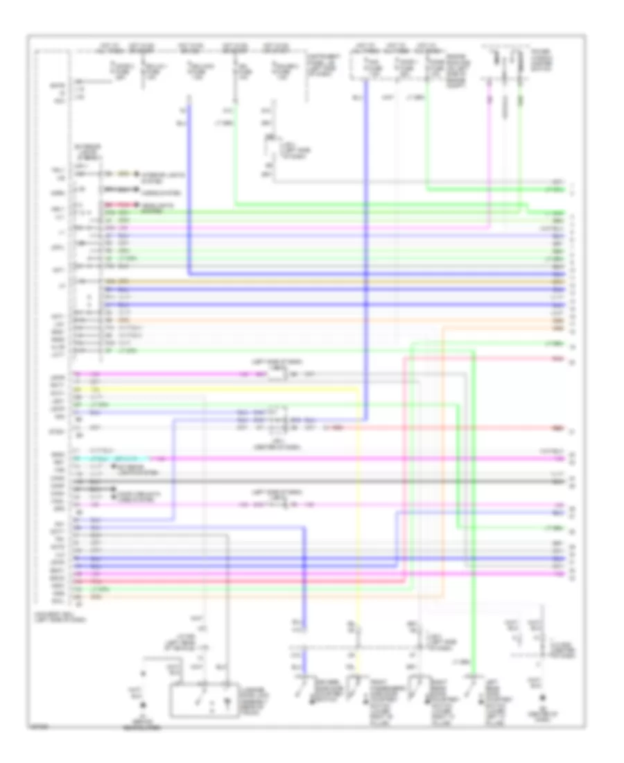 Forced Entry Wiring Diagram, Hybrid (1 of 4) for Toyota Camry Hybrid 2009