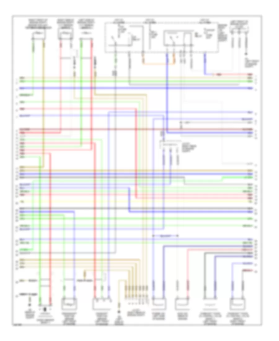 4.7L, Engine Performance Wiring Diagram (2 of 6) for Toyota Tundra 2007