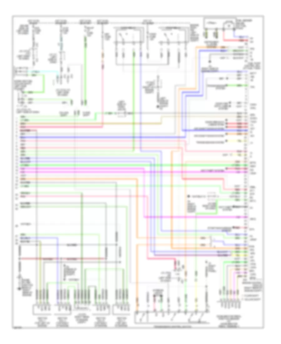 5.7L, Engine Performance Wiring Diagram (7 of 7) for Toyota Tundra 2007