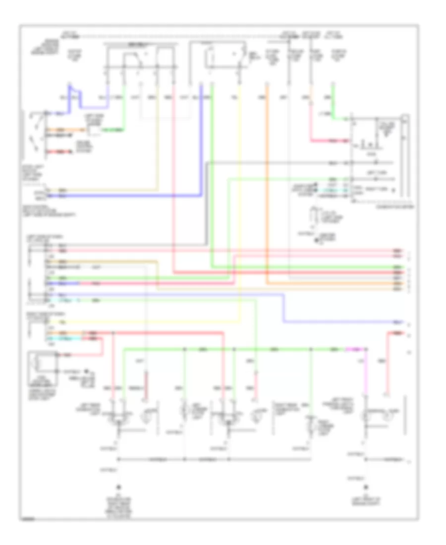 Exterior Lamps Wiring Diagram 1 of 2 for Toyota Tundra 2007