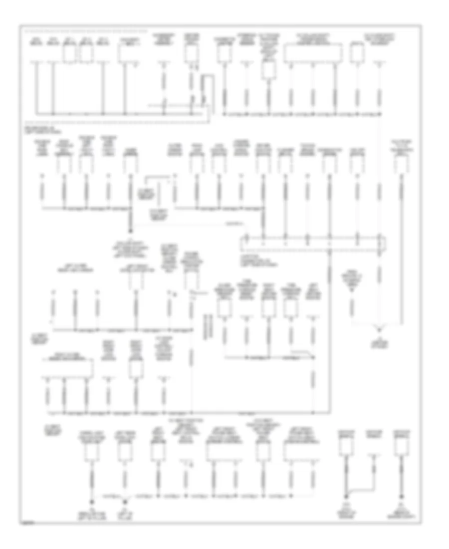 Ground Distribution Wiring Diagram (2 of 4) for Toyota Tundra 2007