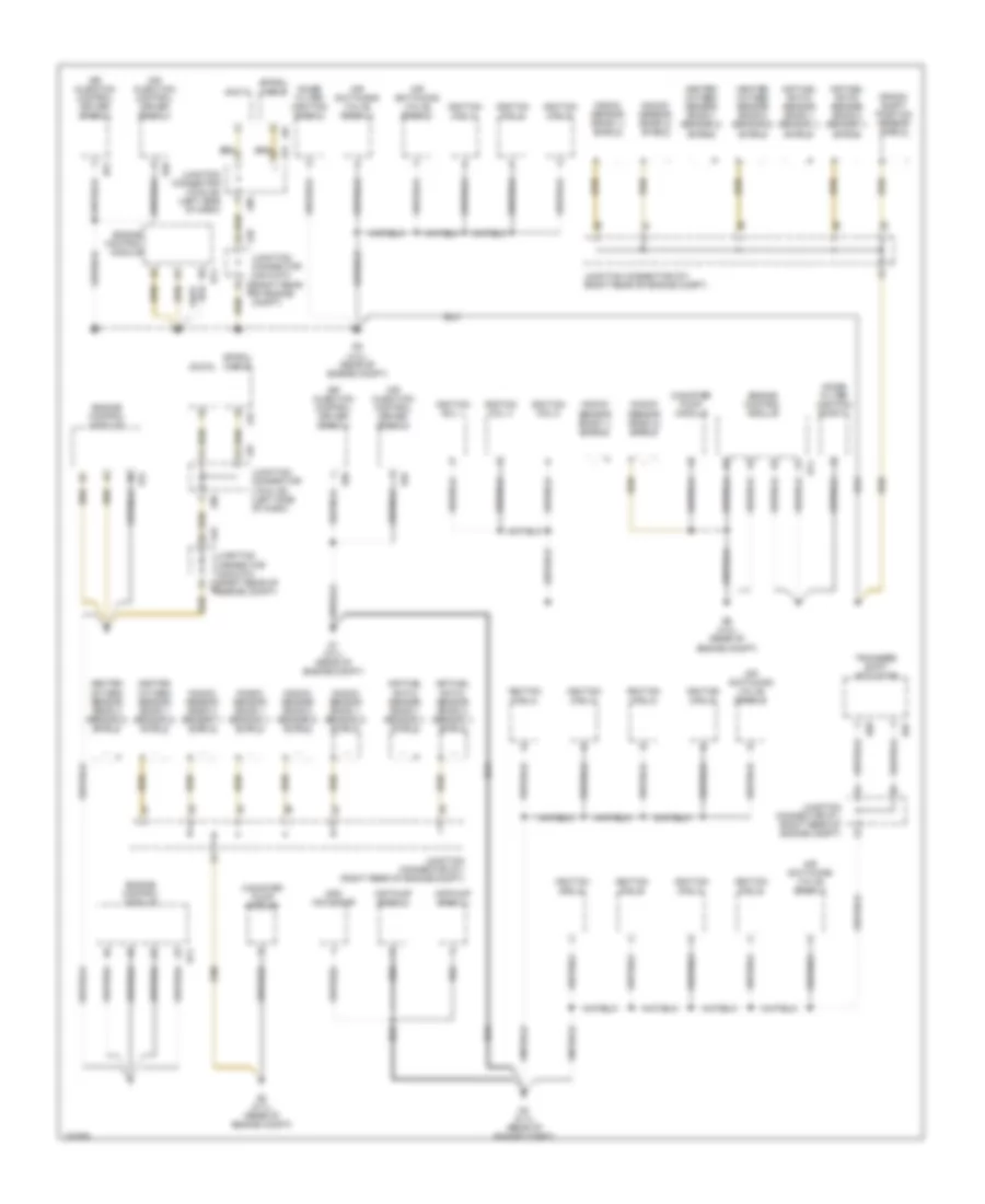 Ground Distribution Wiring Diagram 4 of 4 for Toyota Tundra 2007