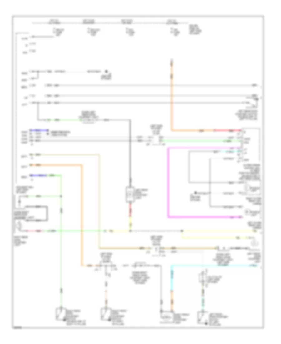 Courtesy Lamps Wiring Diagram 1 of 2 for Toyota Tundra 2007
