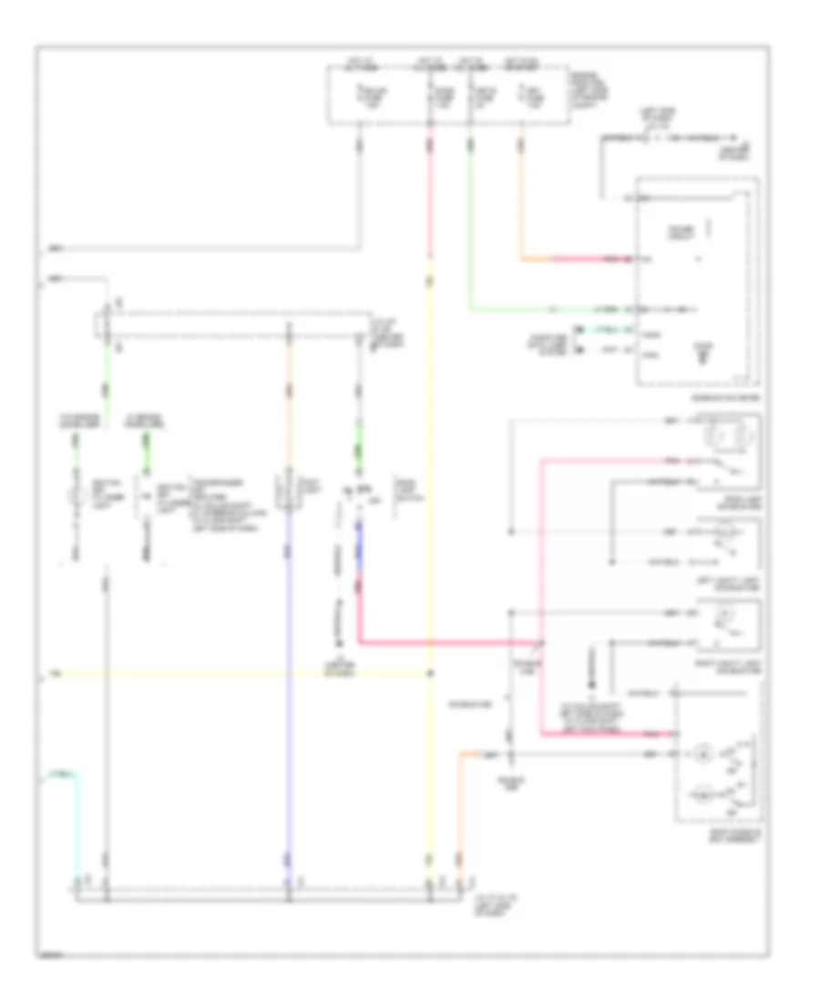 Courtesy Lamps Wiring Diagram 2 of 2 for Toyota Tundra 2007