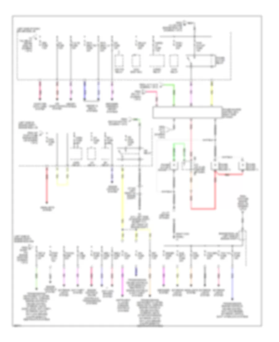 Power Distribution Wiring Diagram (2 of 2) for Toyota Tundra 2007