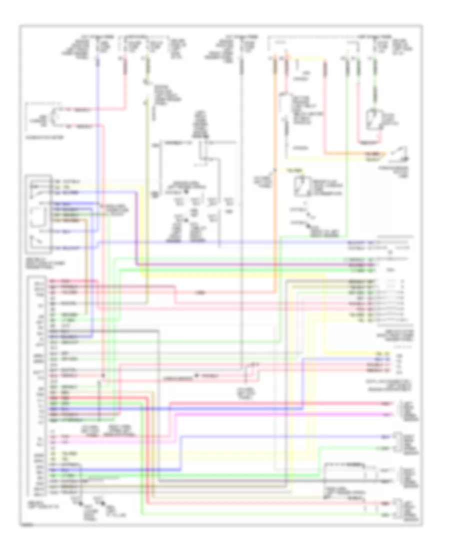 Anti lock Brake Wiring Diagrams for Toyota Tercel DX 1995