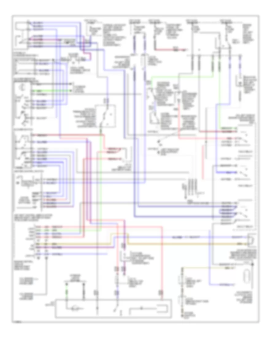 2 2L Manual A C Wiring Diagram for Toyota Camry XLE 1999