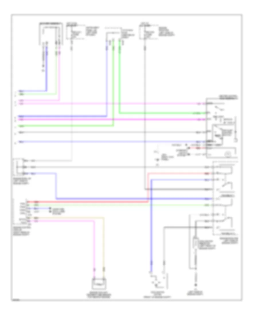 Manual A C Wiring Diagram 2 of 2 for Toyota Yaris L 2013