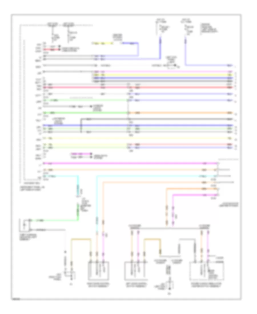 Forced Entry Wiring Diagram 1 of 2 for Toyota Yaris L 2013
