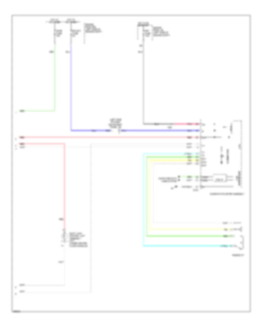 Instrument Illumination Wiring Diagram (2 of 2) for Toyota Yaris L 2013