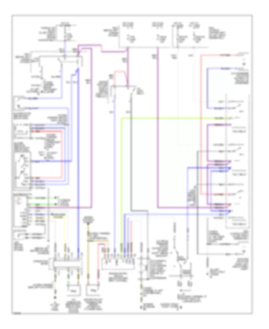 Manual AC Wiring Diagram for Toyota MR2 2005