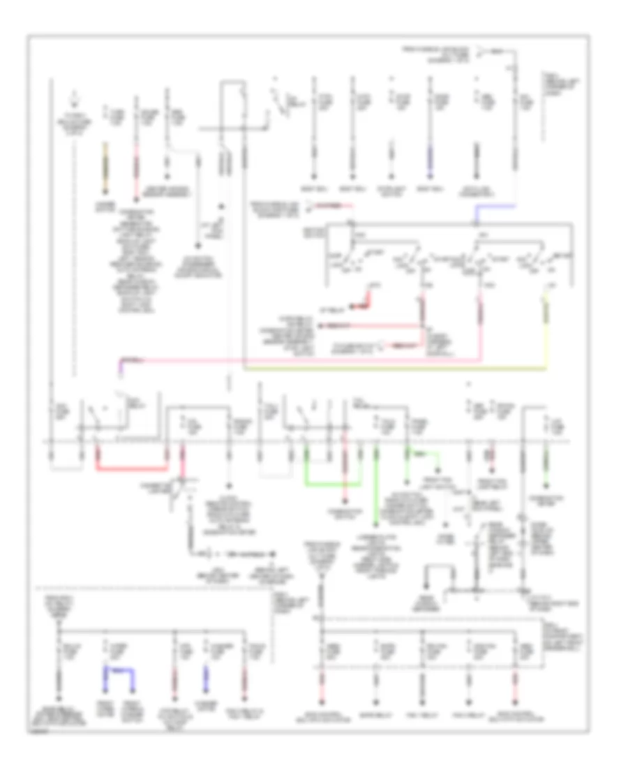 Power Distribution Wiring Diagram 2 of 2 for Toyota MR2 2005