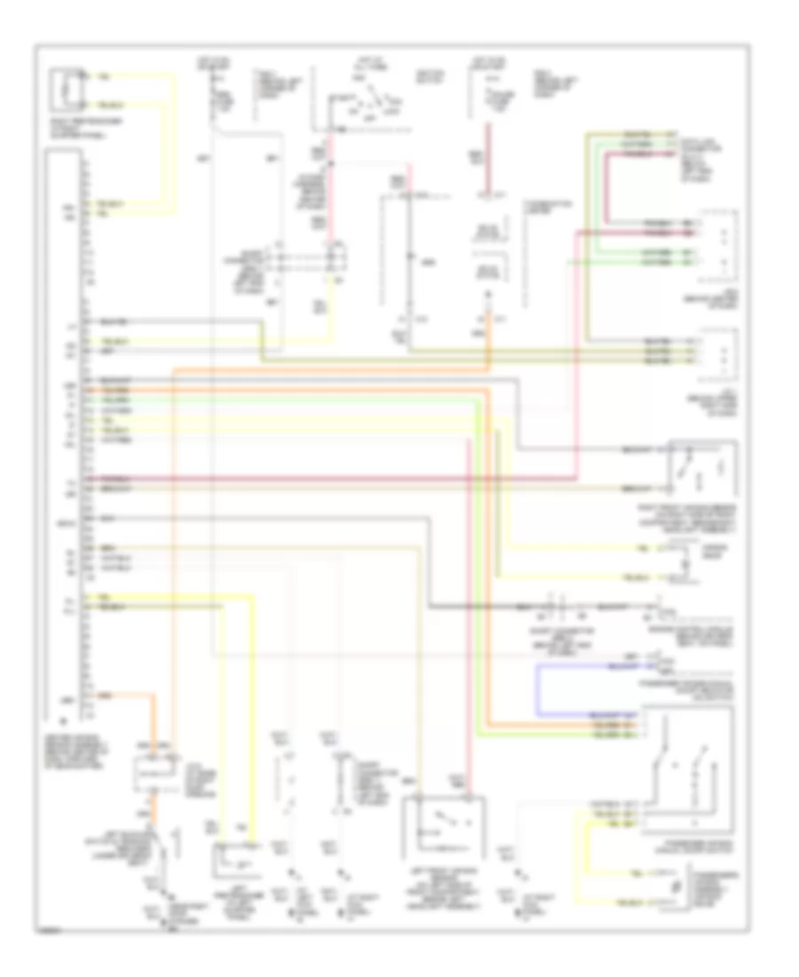 Supplemental Restraints Wiring Diagram for Toyota MR2 2005