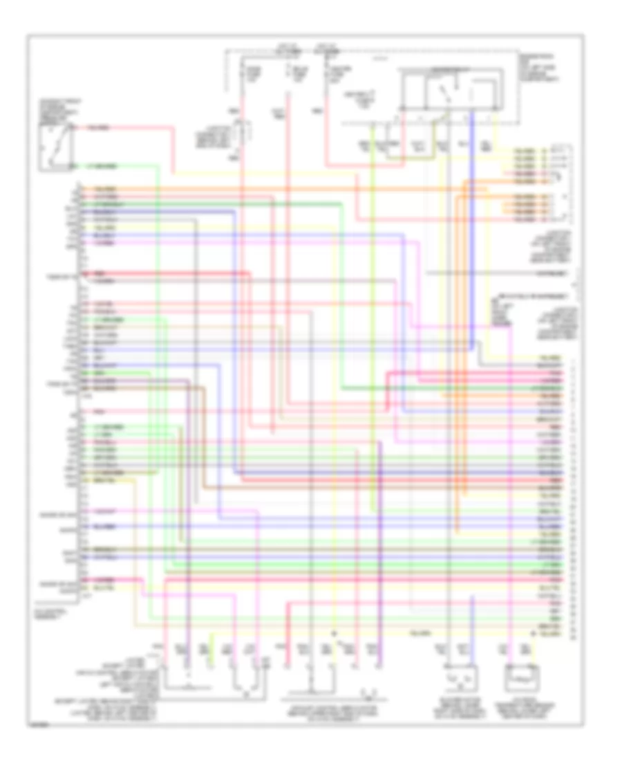 Automatic AC Wiring Diagram (1 of 3) for Toyota 4Runner Sport 2007