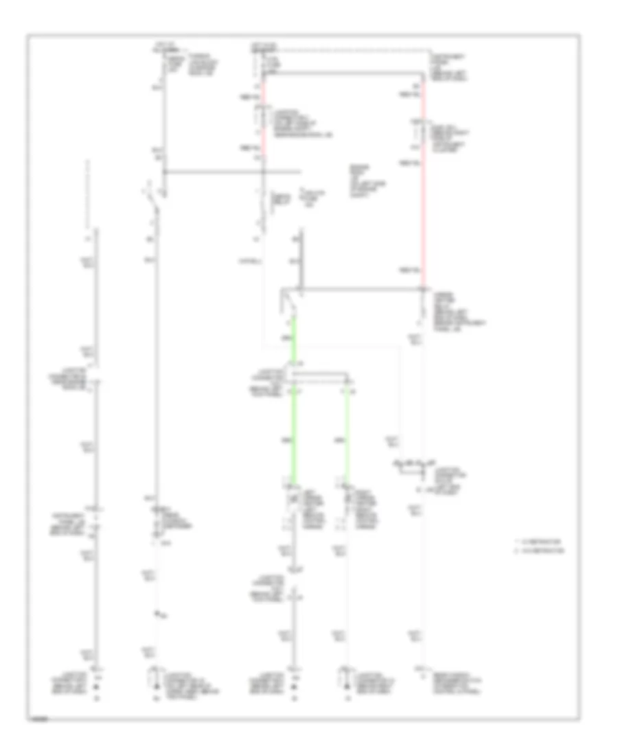 Defoggers Wiring Diagram for Toyota Sequoia Limited 2004