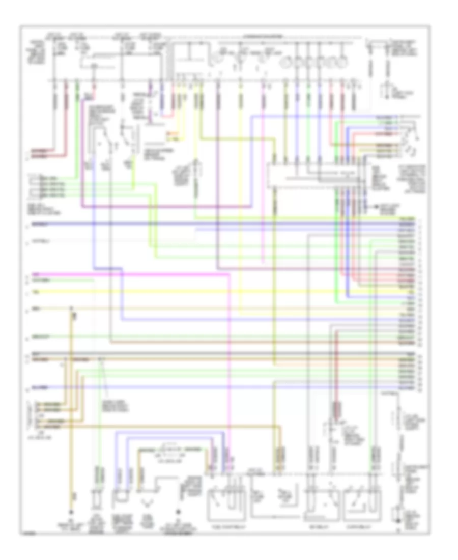 4.7L, Engine Performance Wiring Diagram (2 of 4) for Toyota Sequoia Limited 2004