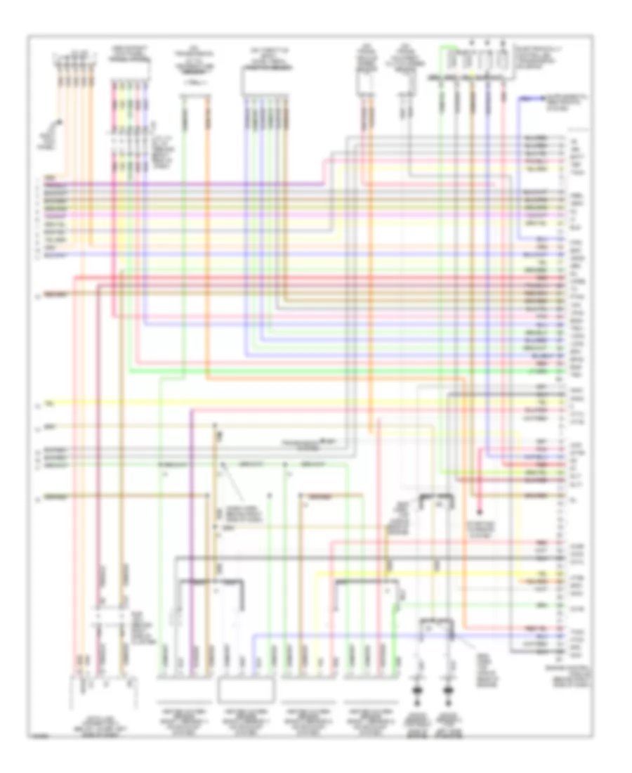 4.7L, Engine Performance Wiring Diagram (4 of 4) for Toyota Sequoia Limited 2004