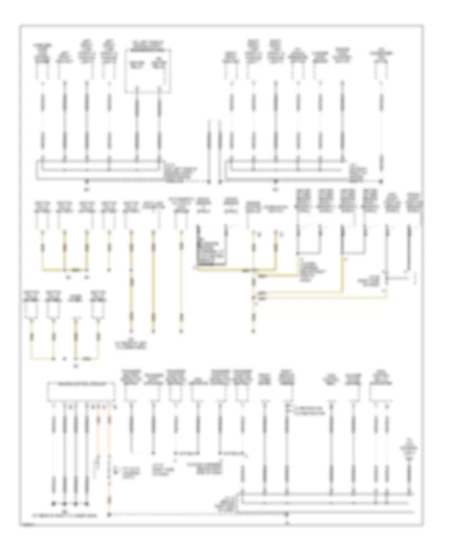 Ground Distribution Wiring Diagram 1 of 3 for Toyota Sequoia Limited 2004