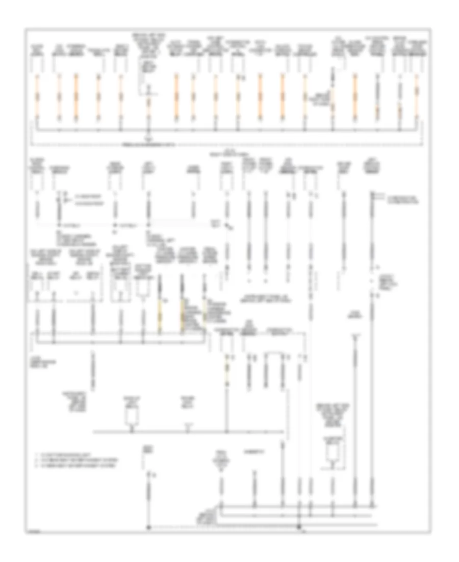 Ground Distribution Wiring Diagram 2 of 3 for Toyota Sequoia Limited 2004