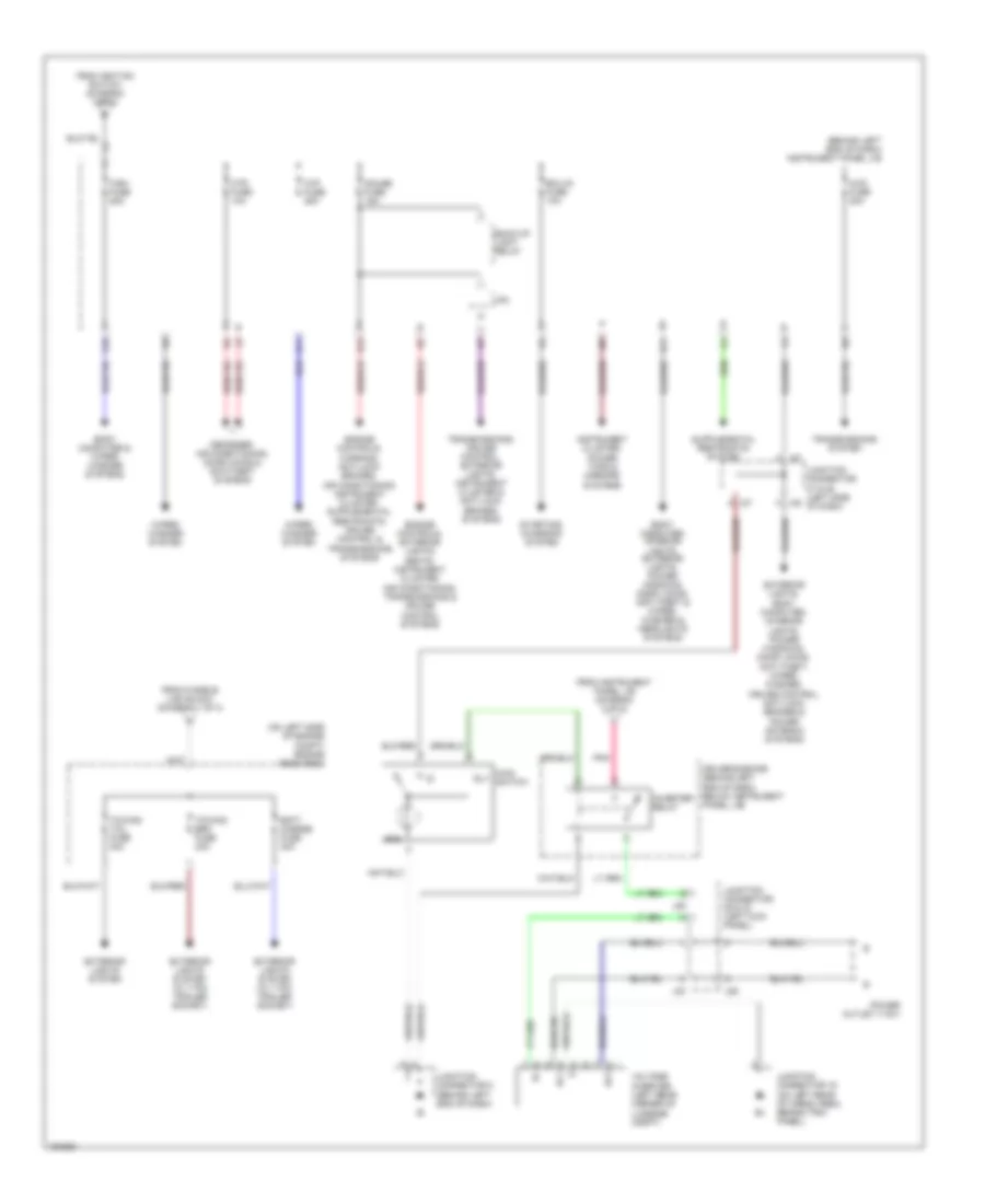 Power Distribution Wiring Diagram 3 of 3 for Toyota Sequoia Limited 2004