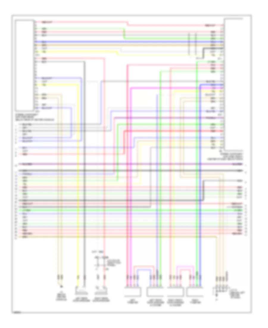 10 Speaker System Wiring Diagram with Rear Entertainment 2 of 3 for Toyota Sequoia Limited 2004
