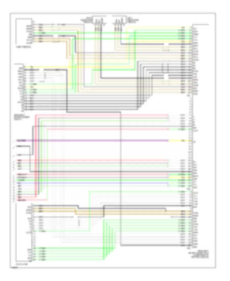 10-Speaker System Wiring Diagram, with Rear Entertainment (3 of 3) for Toyota Sequoia Limited 2004