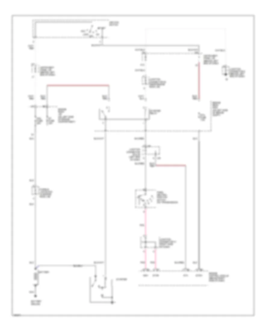 Starting Wiring Diagram for Toyota Sequoia Limited 2004