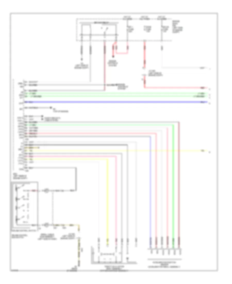 3.5L, Cruise Control Wiring Diagram (1 of 2) for Toyota Sienna SE 2011