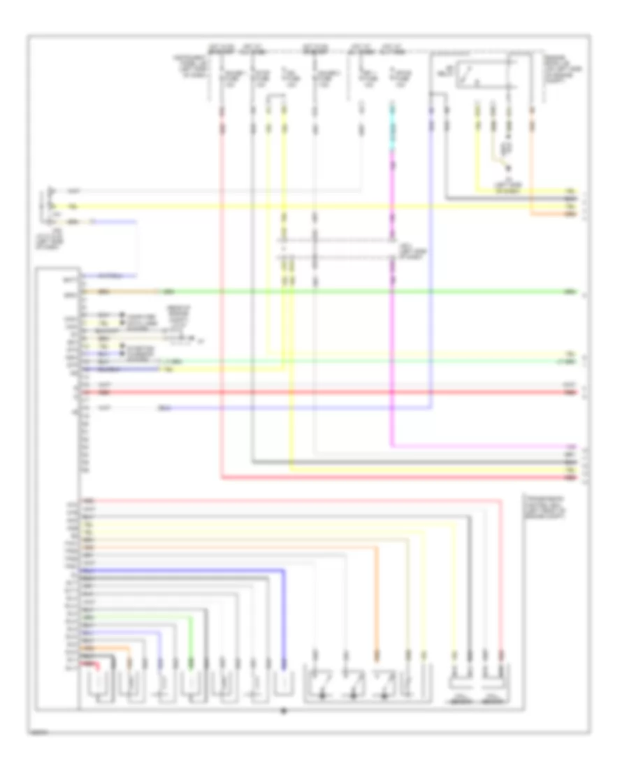 3 5L Transmission Wiring Diagram Except Hybrid 1 of 2 for Toyota Camry LE 2009