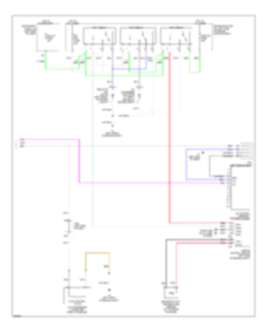 2.4L, Manual AC Wiring Diagram, Except Hybrid (2 of 2) for Toyota Camry LE 2009