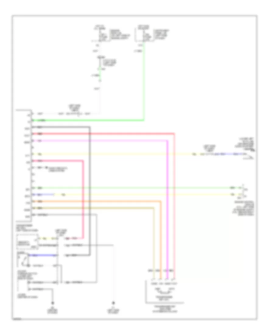 Immobilizer Wiring Diagram, Except Hybrid without Smart Key System for Toyota Camry LE 2009