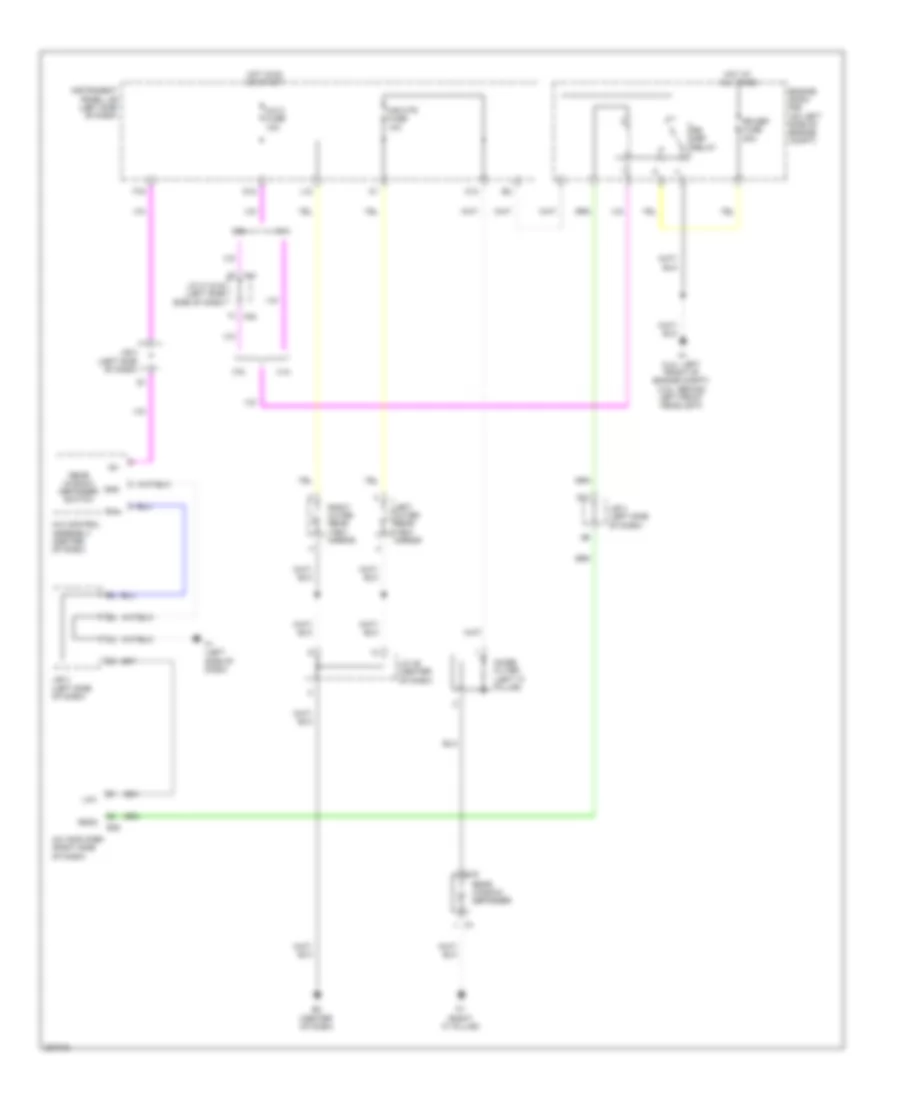 Defoggers Wiring Diagram Except Hybrid for Toyota Camry LE 2009