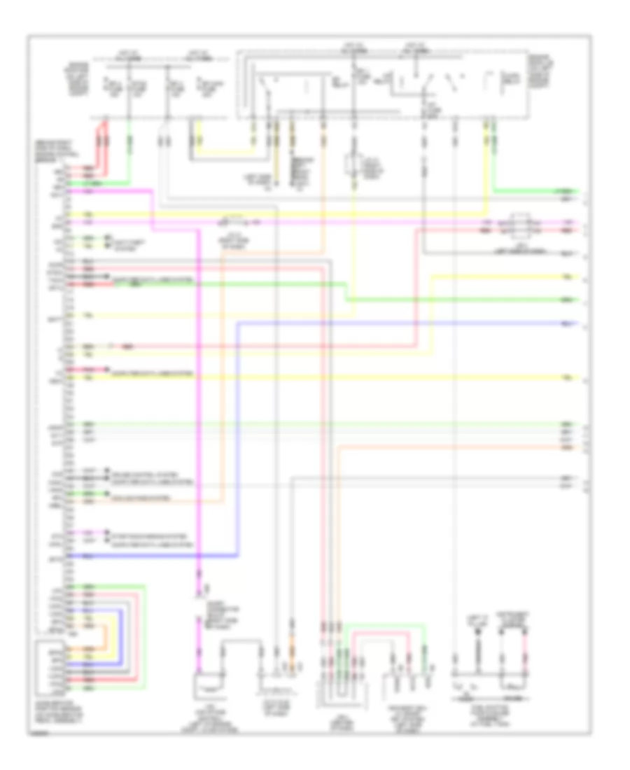 3.5L, Engine Performance Wiring Diagram (1 of 5) for Toyota Camry LE 2009