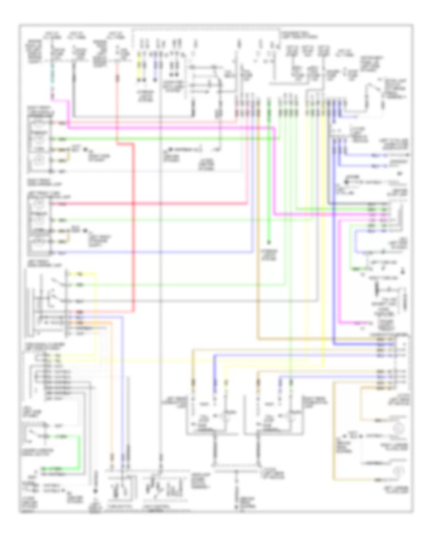 Exterior Lamps Wiring Diagram, Hybrid for Toyota Camry LE 2009