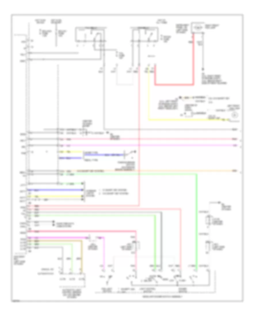 Headlights Wiring Diagram Except Hybrid 1 of 2 for Toyota Camry LE 2009