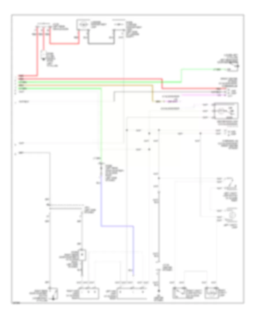 Courtesy Lamps Wiring Diagram Except Hybrid 2 of 2 for Toyota Camry LE 2009