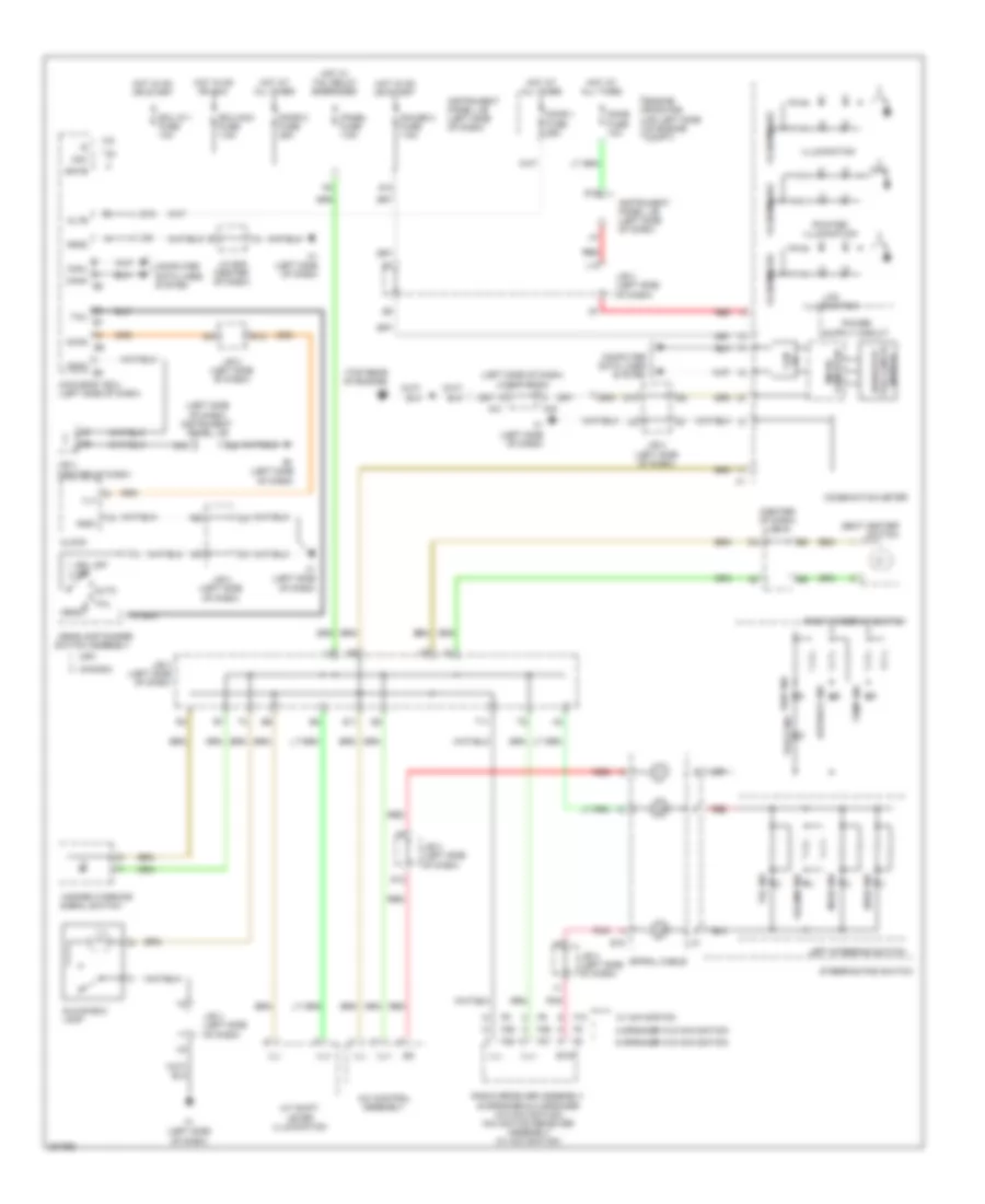 Instrument Illumination Wiring Diagram, Hybrid for Toyota Camry LE 2009