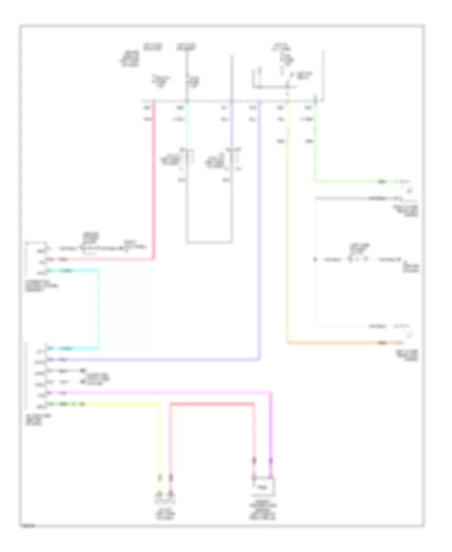 Mirror Heater Wiring Diagram for Toyota Tundra Limited 2007