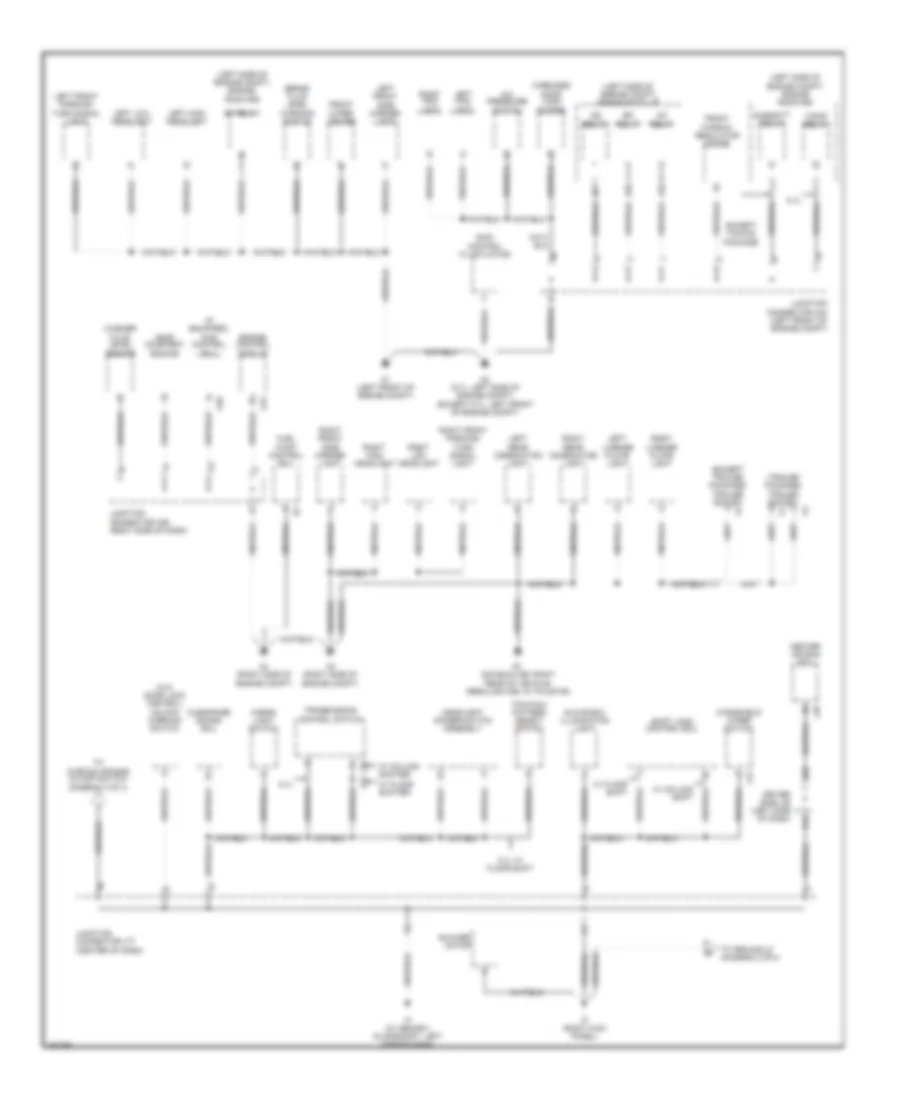 Ground Distribution Wiring Diagram 1 of 4 for Toyota Tundra Limited 2007