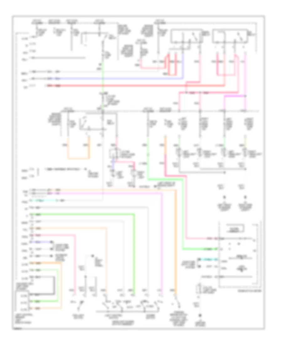 Headlights Wiring Diagram for Toyota Tundra Limited 2007