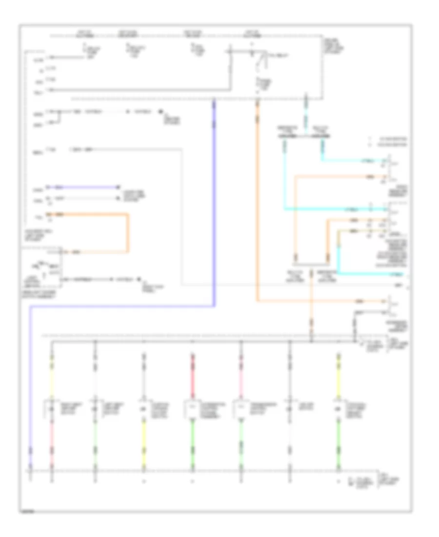 Instrument Illumination Wiring Diagram 1 of 2 for Toyota Tundra Limited 2007