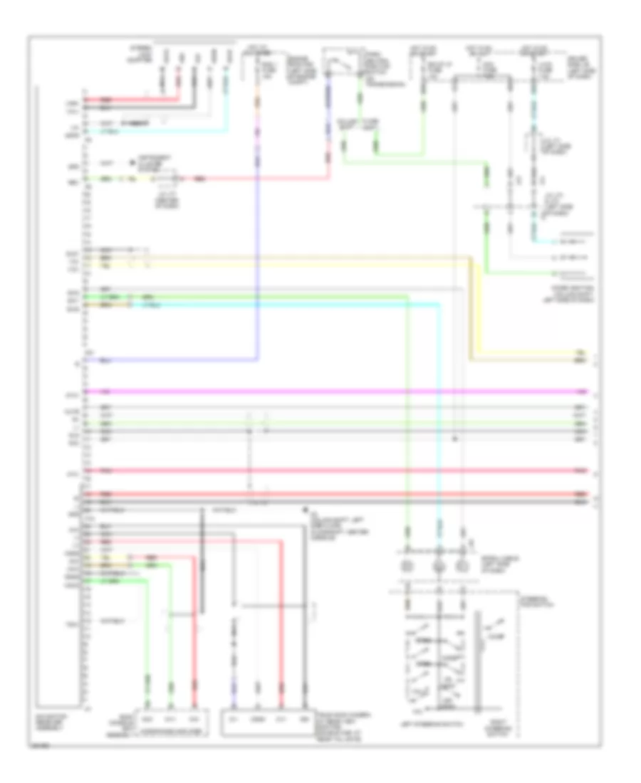Navigation Wiring Diagram 1 of 2 for Toyota Tundra Limited 2007